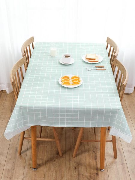 

table cloth hcloth tablecloth household rectangle ins tea round waterproof, scald proof, oil proof and washable