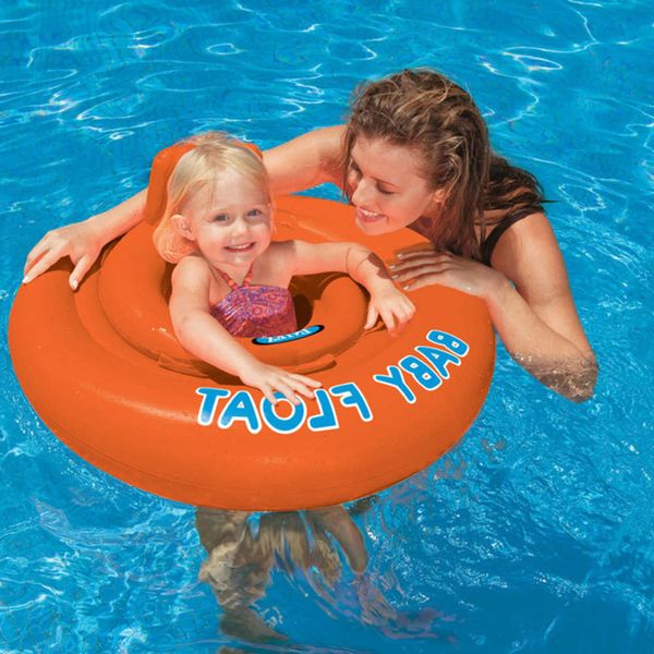 

swimming ring intex 56588 inflatable ring children's swimming seat boat armpit floating baby sitting circle 1-2 years old