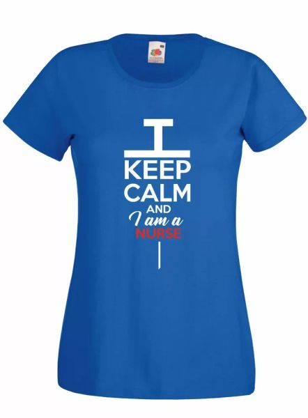 

t-shirt shirt women j1899 keep calm i am a nurse tumblr phrases, White;black