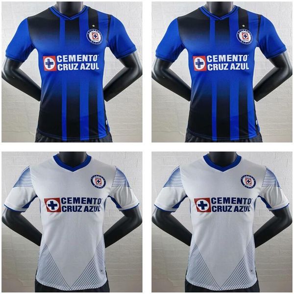 

player version cruz azul football jerseys home blue soccer jersey 20/21 short sleeve away white shirts uniforms2021/2022sdfzgfm, Black;yellow