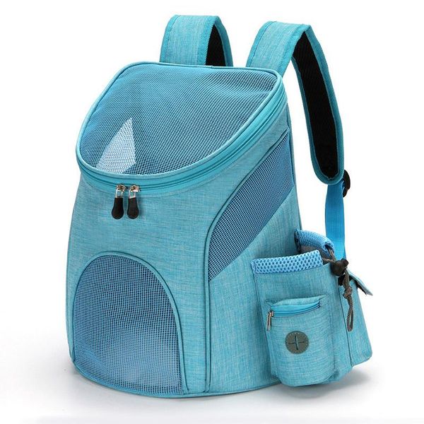 

breathable dog backpack portable mesh bag foldable large capacity cat outdoor travel pet car seat covers