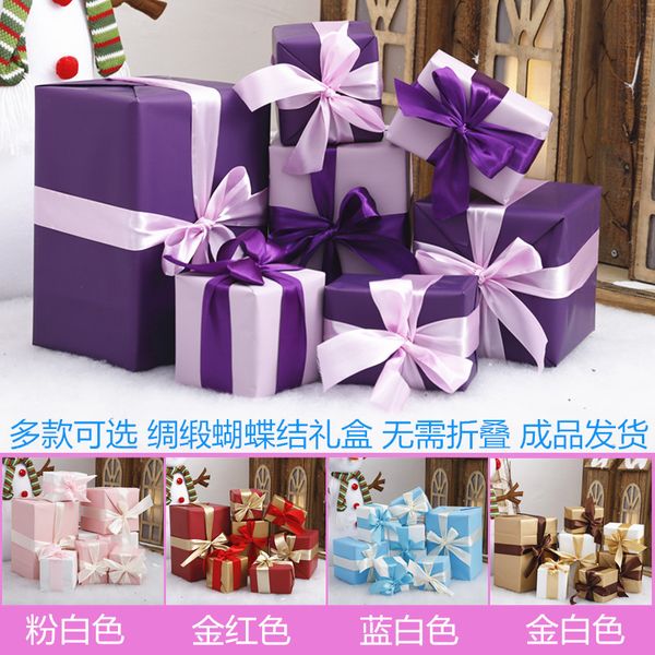 

factory outlet party decoration decoration gift box stacking window scene activity large props l