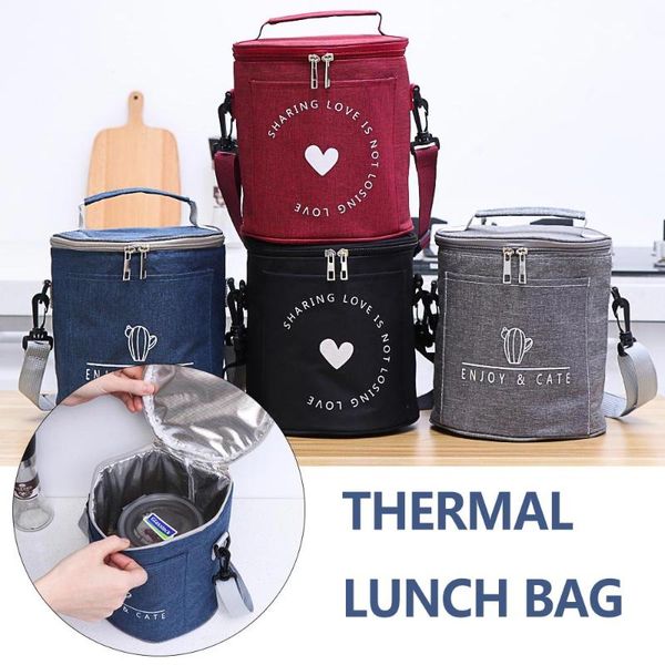 

lunch box cooler bag portable waterproof insulated picnic handbag cartoon carry case thermal cold storage bags