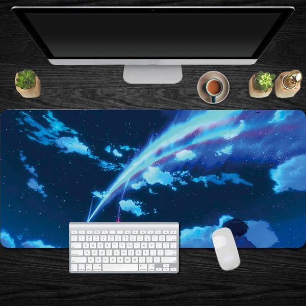 

mouse pads & wrist rests cute pad cloud sky keyboard mat gaming washable computer desk protector comfortable writing for office