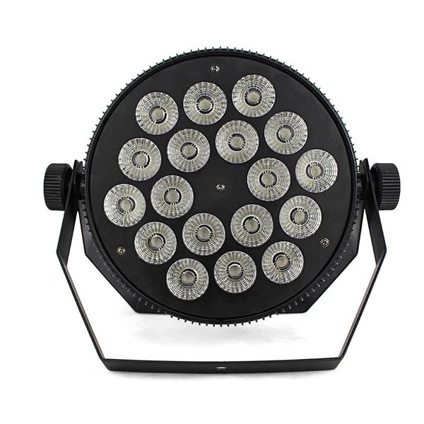 

effects led slim light 18pcs lamp beads 10w rgbw stage lights business professional flat for party ktv disco dj