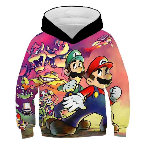 

men's hoodies & sweatshirts 2021 cute curing fun arcade game jumping rio print casual fashion style hoodie 3d printing women's chi, Black