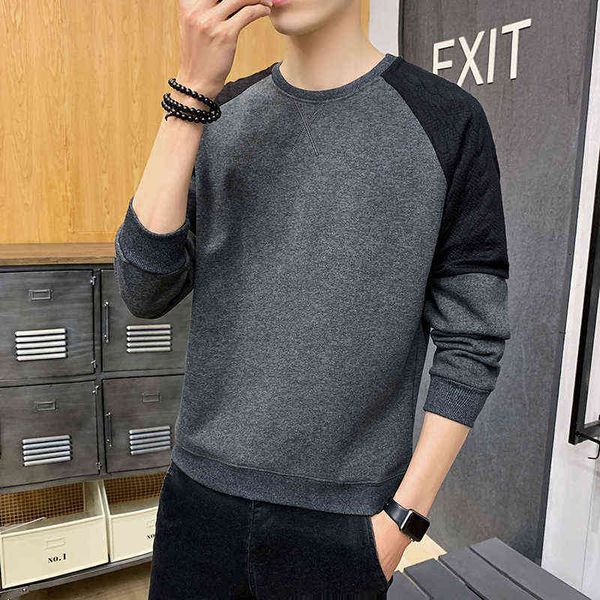 

new men's long sleeve t-shirt in autumn 2020 h1206, Black