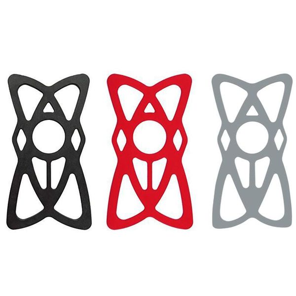 

anti-slip silicone bands motorcycle bike bicycle handlebar cradle mount holder accessories rubber phone secure clip stand cell mounts & hold