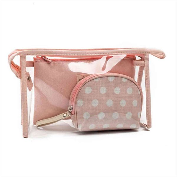 

pvc multifunction women cosmetic clear bags zipper lady makeup bath wash make up handbag female