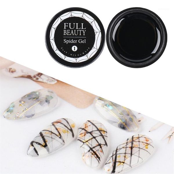 

gel nail polish spider varnish 6ml web painting creative wire drawing carving1