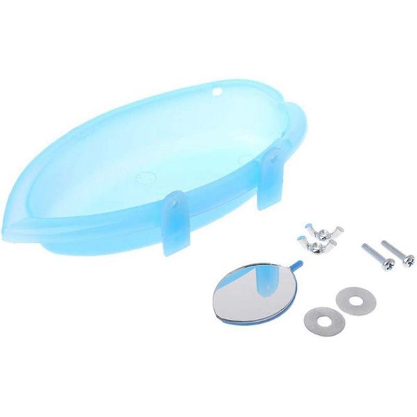 

other bird supplies bath with mirror toy for pet small medium parrot parakeet cockatiel conure budgie lovebird finch canary african grey coc