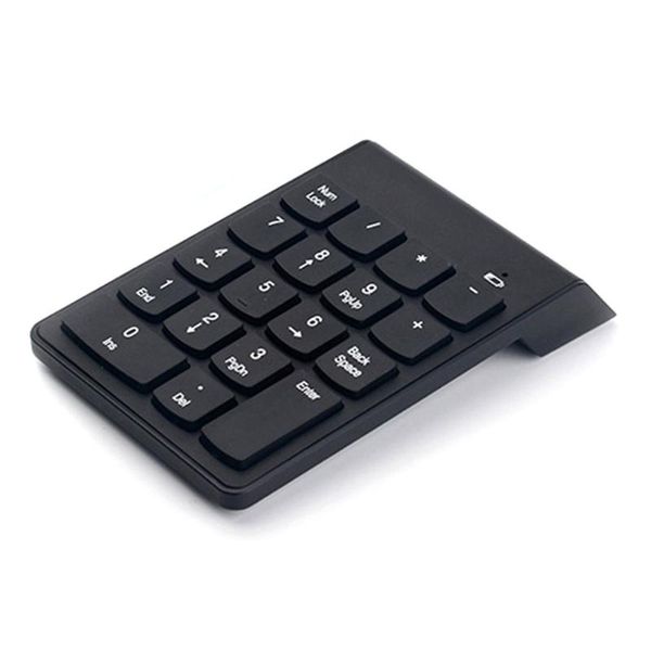 

wireless 2.4g digital keyboard portable mini number keypad usb pad 18keys for office accounting teller lappc win9/8 keyboards