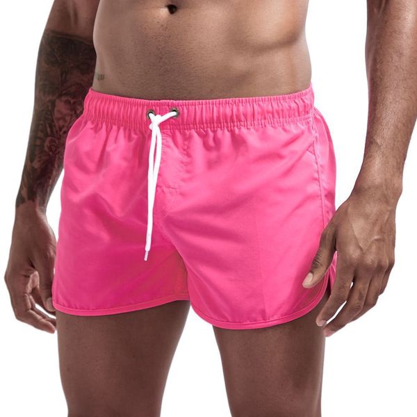 

home shorts fitness men's sport running beach short pants swimwear swimsuit swimming trunks for male outdoor clothes, White;black
