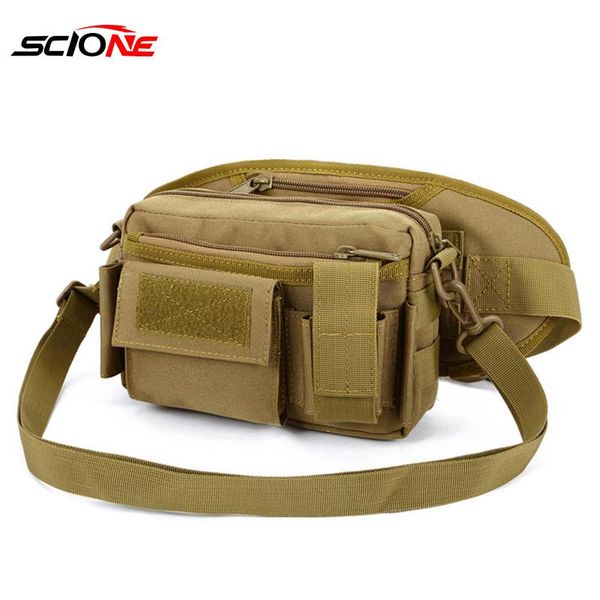 

fishing accessories bag outdoor tactical belt waist portable water resistant mobile phone wallet travel military sport pack xa65g
