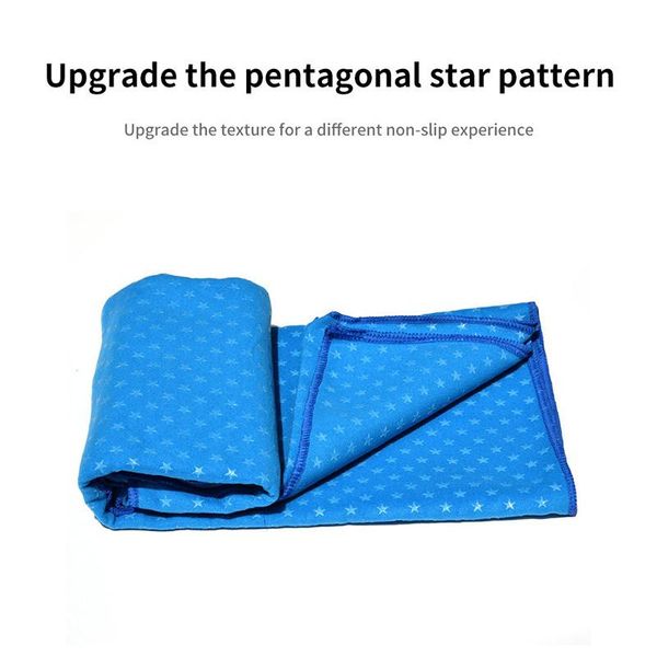 

yoga mat towel microfiber silica gel non-slip quick-drying washable fitness accessories blanket pilate cover mats
