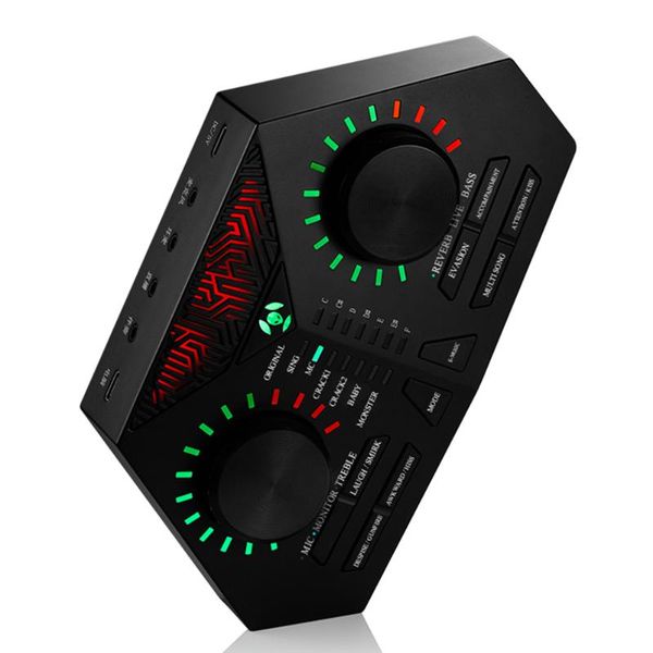 

sound cards max730 computer cable live broadcast external headset singing microphone audio card usb mobile phone