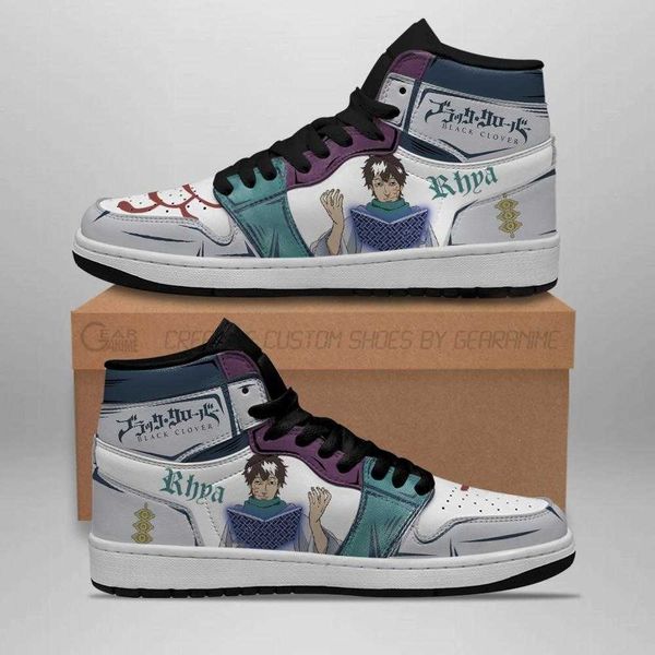 

rhya third eye sneakers black clover anime shoes6lje