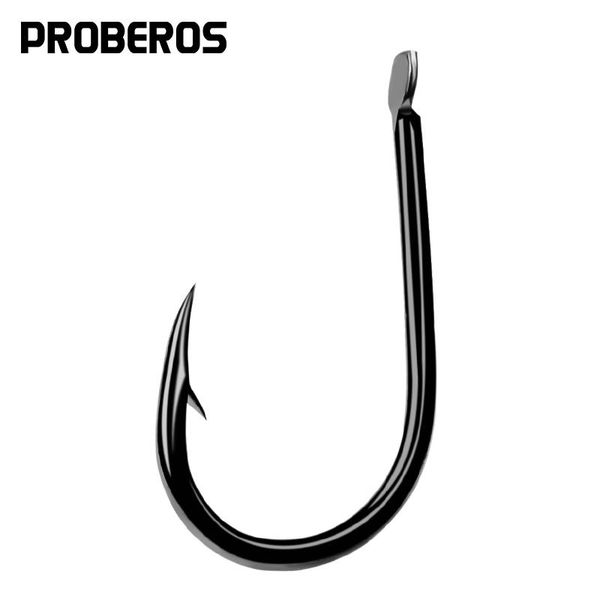 

fishing hook 1#-15# tackle black color jig big treble hooks sz004 single