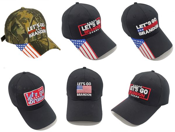 

large let's go brandon cotton baseball cap warm campaign hat, Blue;gray