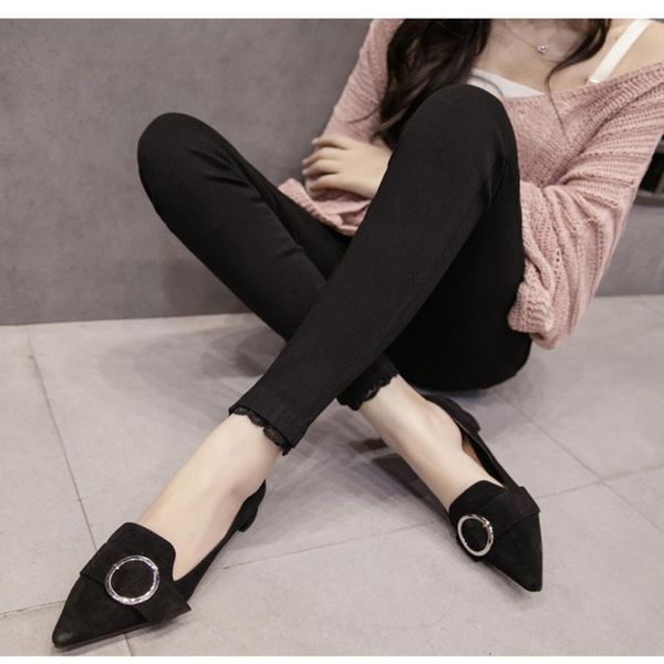 

women's pants & capris sweatpants promotion 2021 autumn style high waist slimming skinny, Black;white