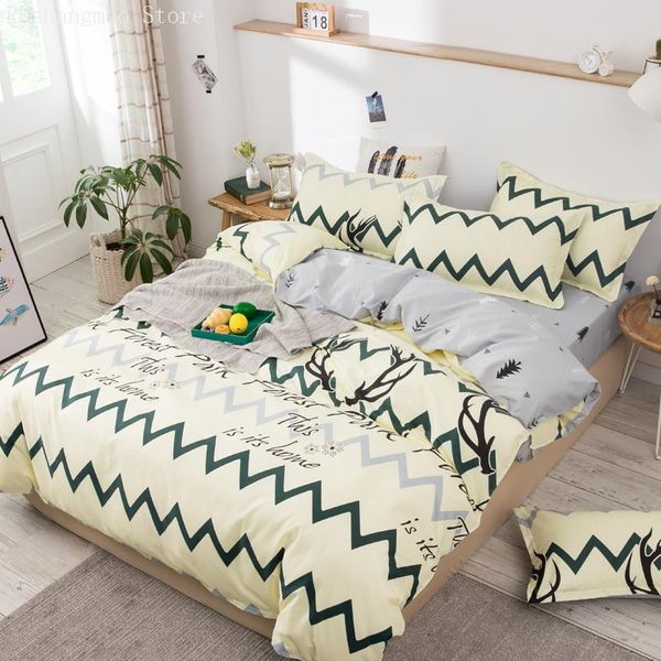 

bedding sets a variety of printed sets, suitable for double bed el bedroom sheets set single dormitory textile products