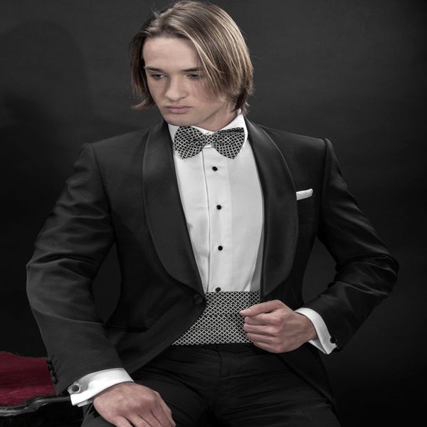 

men's suits & blazers selling black italian men suit two sets of suits and pants party jacket loose business 753m, White;black
