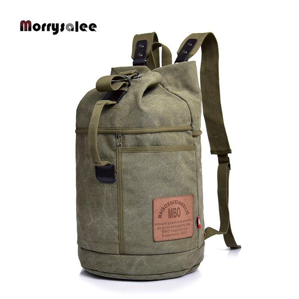 

backpack 2021 large man mountaineering male luggage canvas bucket shoulder army bags for boys men backpacks travel