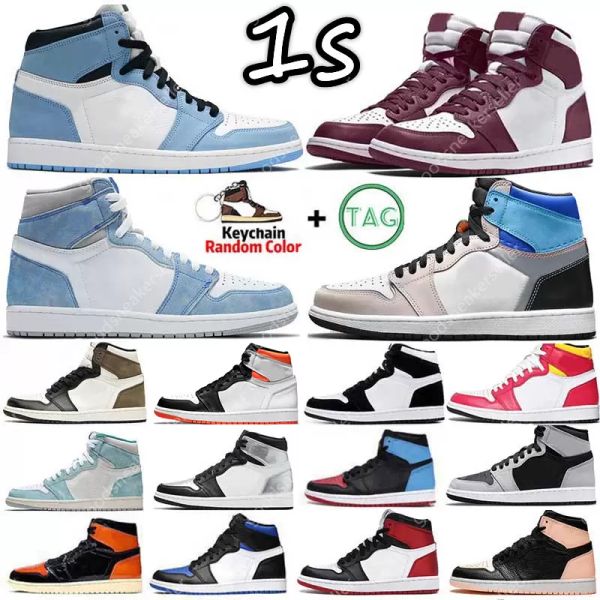 

1 1s bordeaux mens basketball shoes sneakers university blue prototype shadow hyper royal twist dark mocha court purple women sports trainer