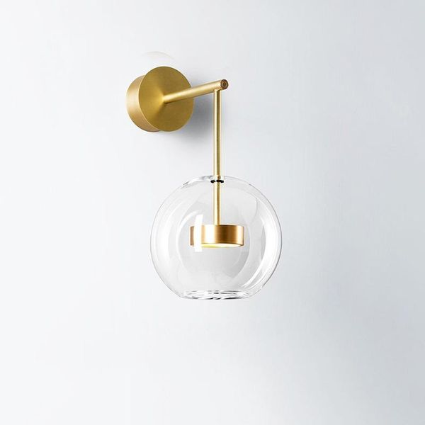 

wall lamp postmodern simple light the holder can adjust direction nordic led gold iron art lamps for living room decor