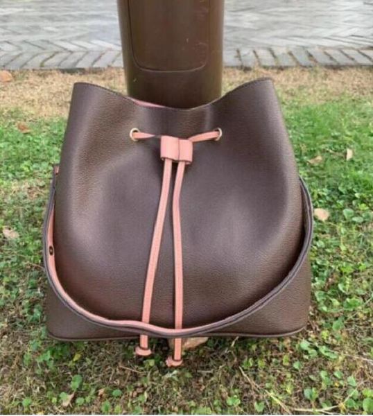 

prevalent female shoulder bags leather bucket bag women famous handbags flower printing crossbody purse cross body 28cm ttya