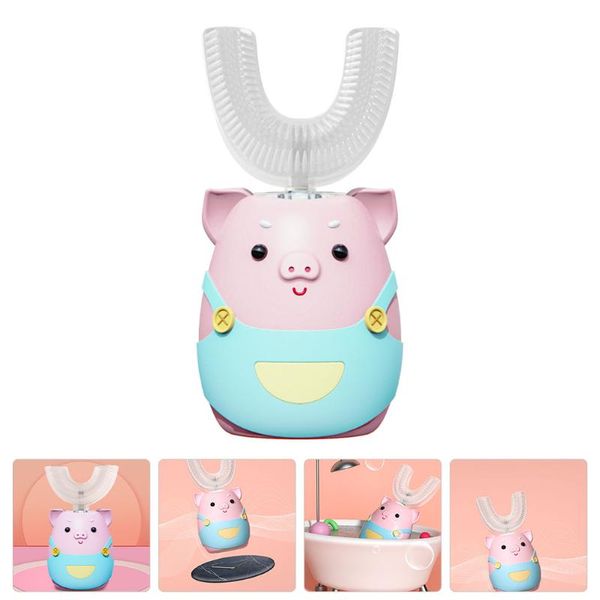 

smart electric toothbrush 1pc u-shaped kid's tooth cleaning brush )