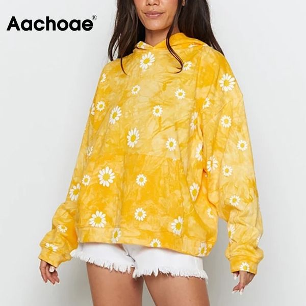 

aachoae batwing sleeve loose casual print hoodies women pocket home style sweatshirts female fashion oversized hooded hoodies 210413, Black