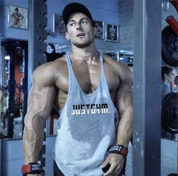 

mens brand summer tank fitness training sleeveless sports clothing bodybuilding vest cotton muscle running singlets, White;black