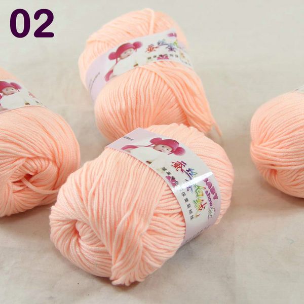 

sale lot 4balls x 50g cashmere silk velvet children yarn hand knitting 18-02-4 flesh pink, Black;white