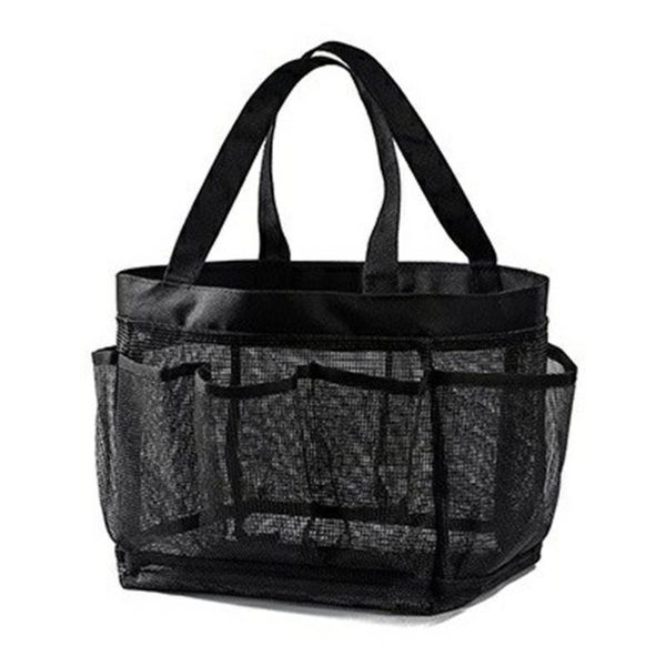 

storage bags bag multi pocket mesh bath widened handle expand small pockets reasonable layout