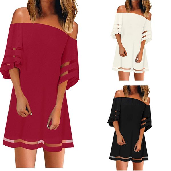 

new summer womens t-shirt tees black red long sleeve fluoroscopy ladies wear chiffon gallus size s-xxl, White