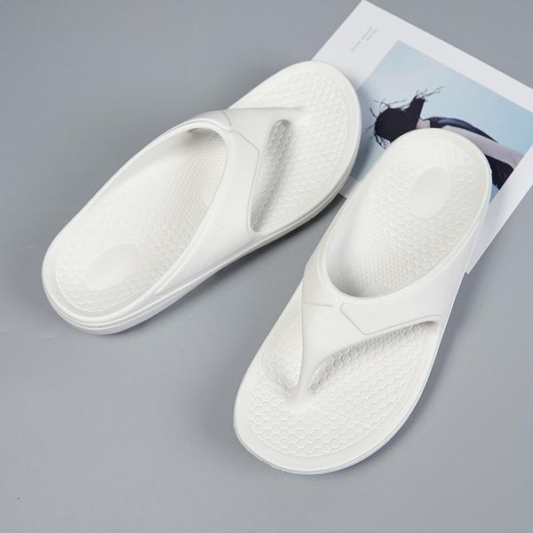 

slippers 2021 luxury women's summer flip-flops designer sports flip flops for woman solid eva female men flat slides beach shoes, Black