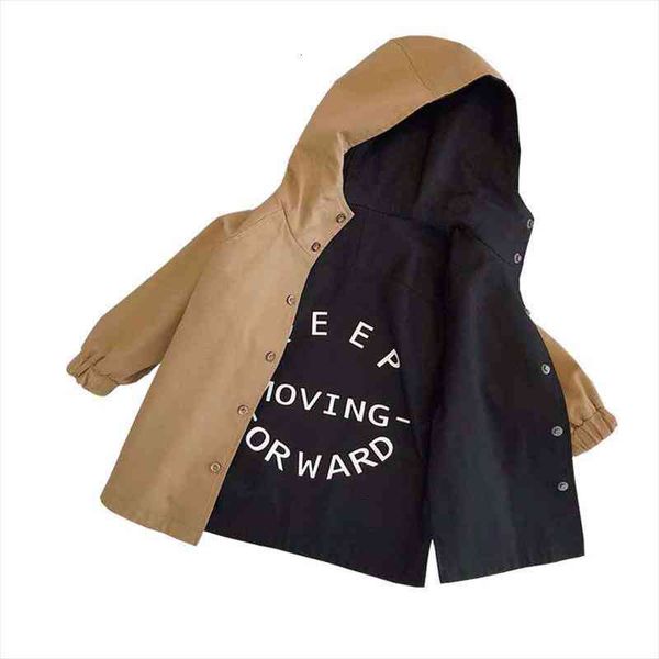 

boys jackets childrens baby windbreaker spring autumn double-faced parka kids child trench coat mid-length jackets, Blue;gray