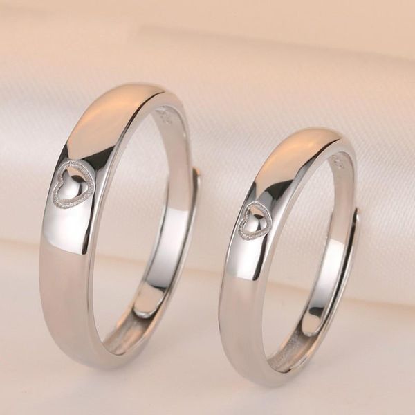 

cluster rings 925 silver couples ring adjustable personality jewelry accessories custom mens sterling, Golden;silver
