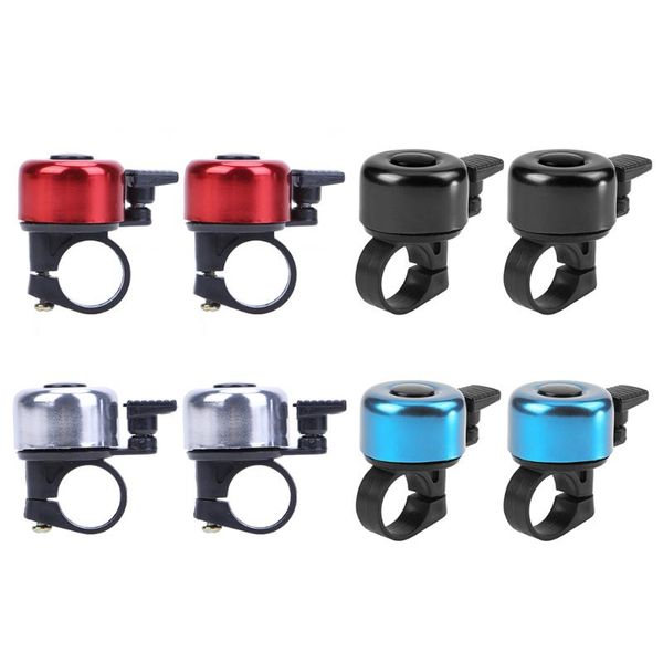 

bike horns 2pcs mtb bicycle bell ergonomic mountain folding handlebar ring safety warning alarm horn cycling equipment