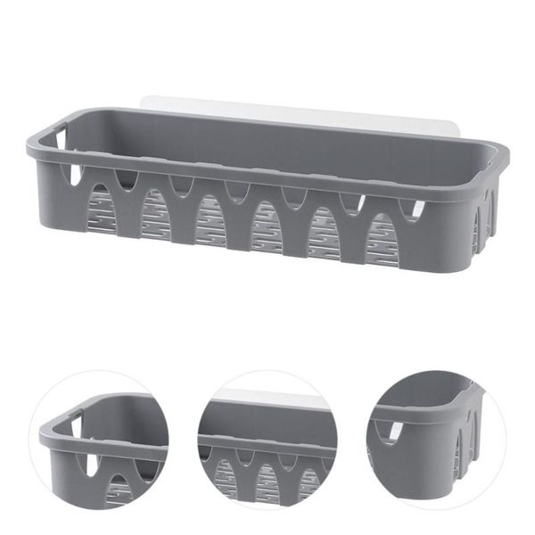 

1pc wall mounted shelf makeup holder cups container for home bath accessory set