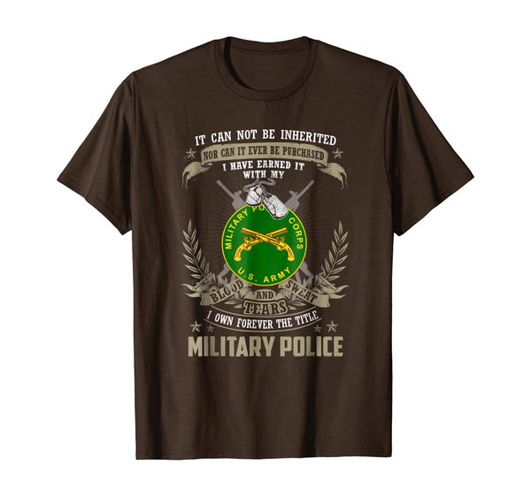 

Military Police T-shirt, It Can Not Be Inherited Or Purchase, Mainly pictures