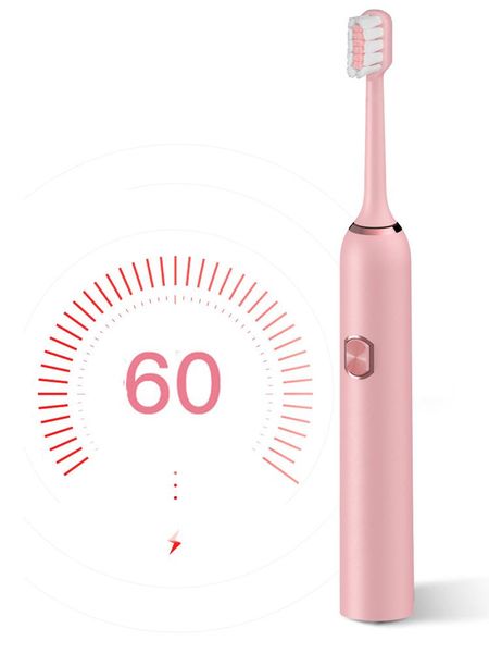 

sonic electric toothbrush 5 modes with 2 brush heads smart