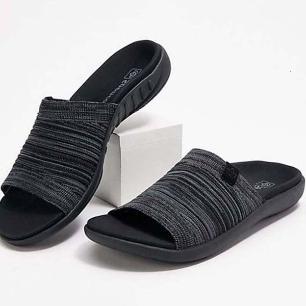 

sandals summer women casual solid color shoes chunky women's sandal open toe walking ladies large size cr7t, Black