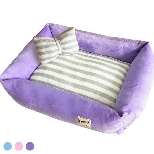 

colors warm cozy dog house soft fleece nest baskets mat autumn winter waterproof kennel large pet cat bed supplies kennels & pens