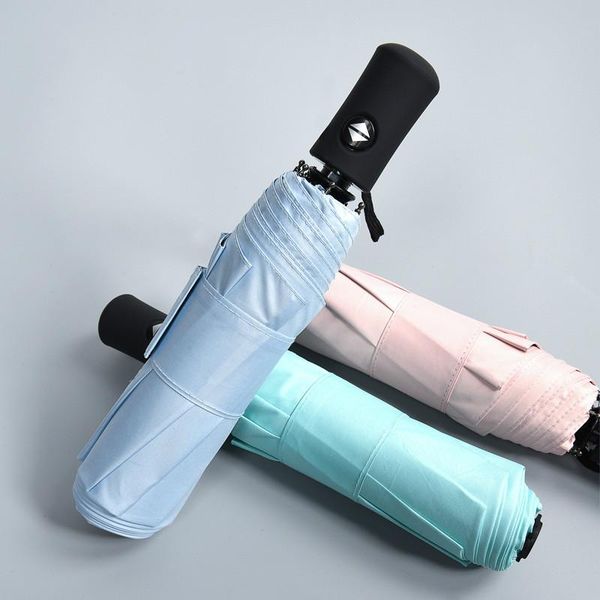 

umbrellas automatic parasol rain umbrella small folding sunshade women