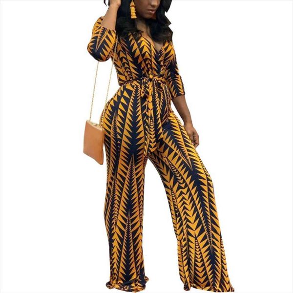 

casual elegant full sleeve women rompers deep v neck bandage long summer autumn loose pants romper overalls, Black;white