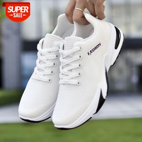

new men's low-running shoes 2021 fashion mesh breathable casual outdoor sports white tennis #gx5p