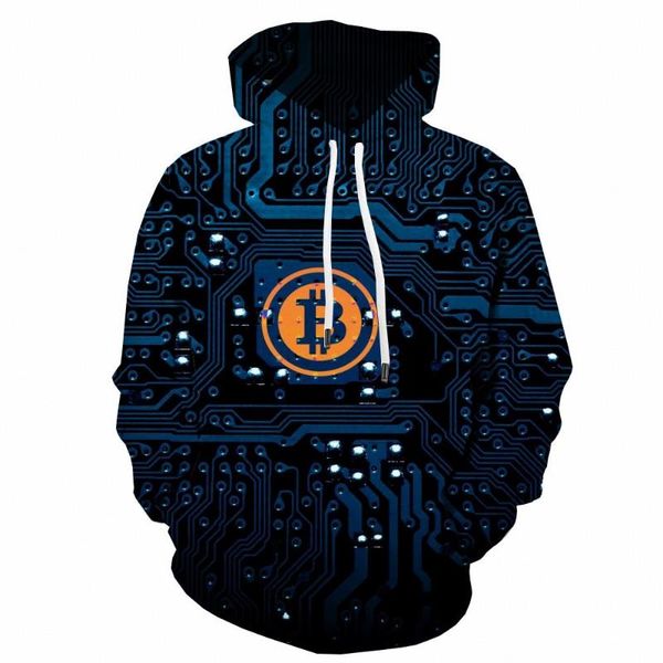

men's hoodies & sweatshirts 3d hoodie men retro printed galaxy print abstract hooded casual long sleeve streetwear winter sexy, Black