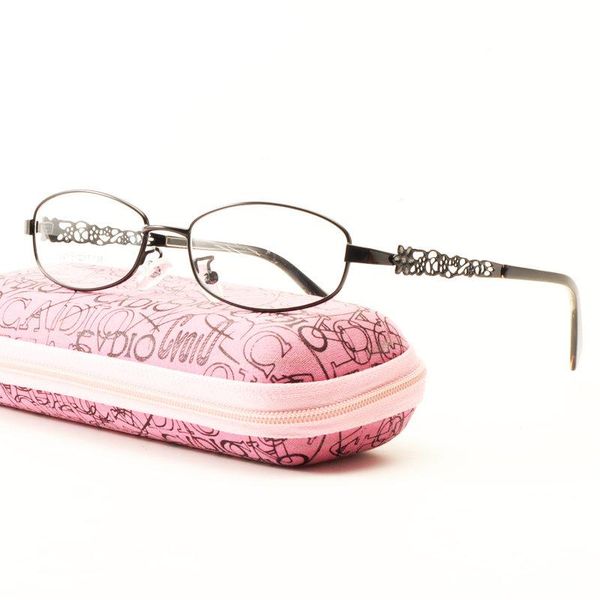 

fashion sunglasses frames metal full frame eyeglass women hollow temperament elegant eyewear prescription glasses fml, Black